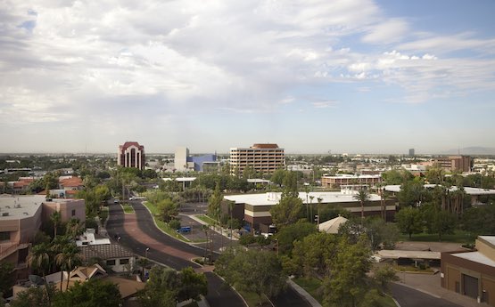 Mesa, AZ skyline