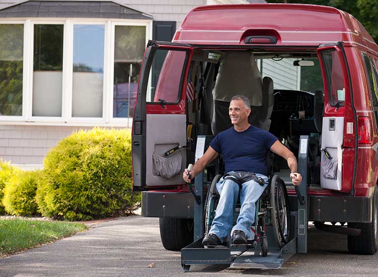 wheelchair lift van