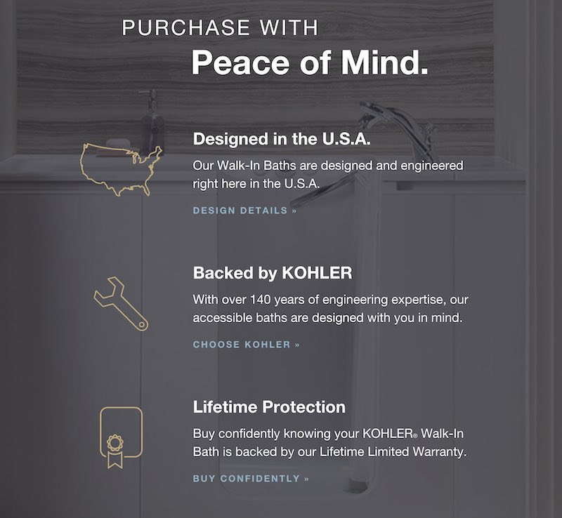 Kohler Peace of Mind