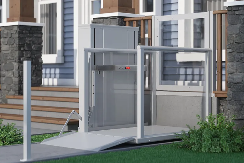 Outdoor wheelchair lift from AmeriGlide